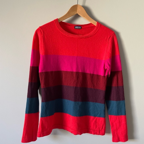 Patagonia Sweaters - Merino Patagonia colour block sweater